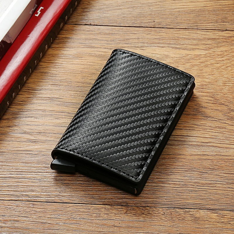 RFID Carbon Fiber Men's Wallet Aluminum Alloy - Thumbnail 12