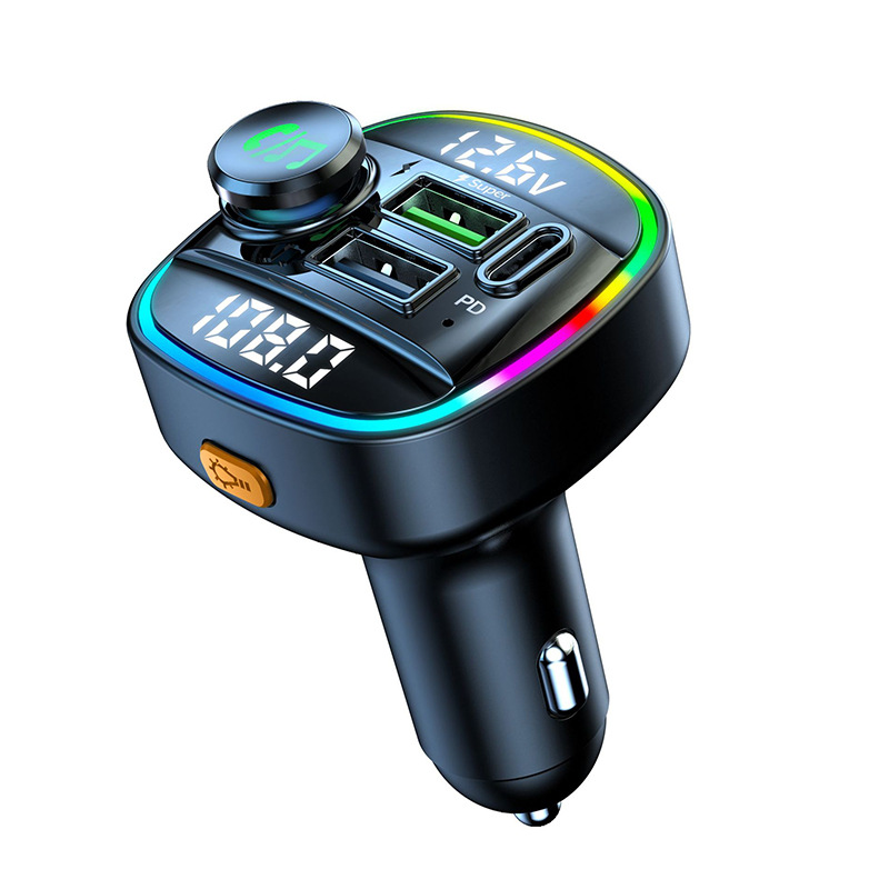 Bluetooth 5.0 FM Transmitter Handsfree Car Radio Modulator MP3 Player - Thumbnail 2