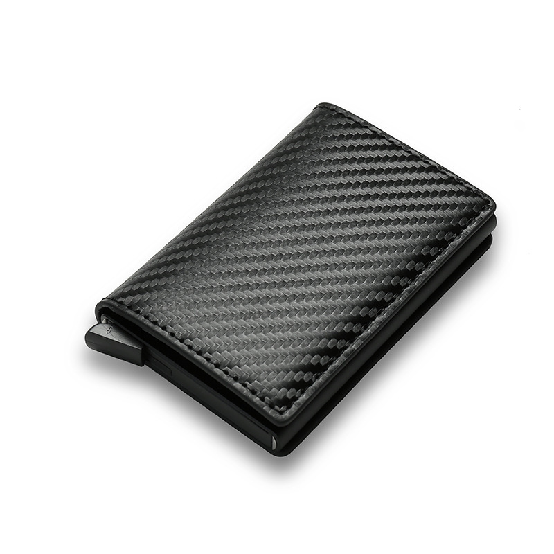 RFID Carbon Fiber Men's Wallet Aluminum Alloy - Thumbnail 8