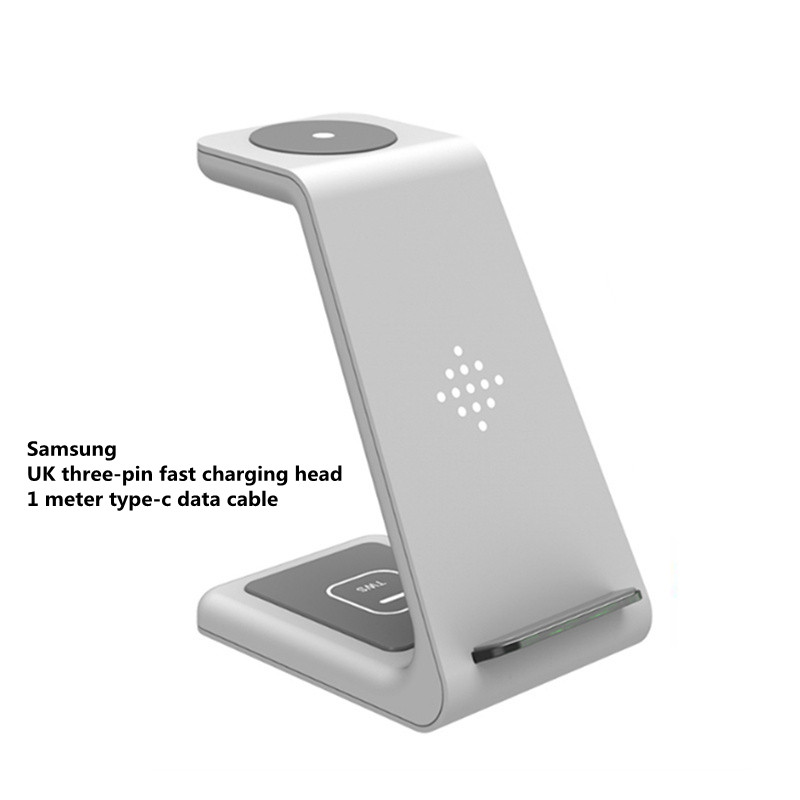3 In 1 Fast Charging Station Wireless Charger Stand Wireless Quick Charge Dock For Phone Holder - Thumbnail 20