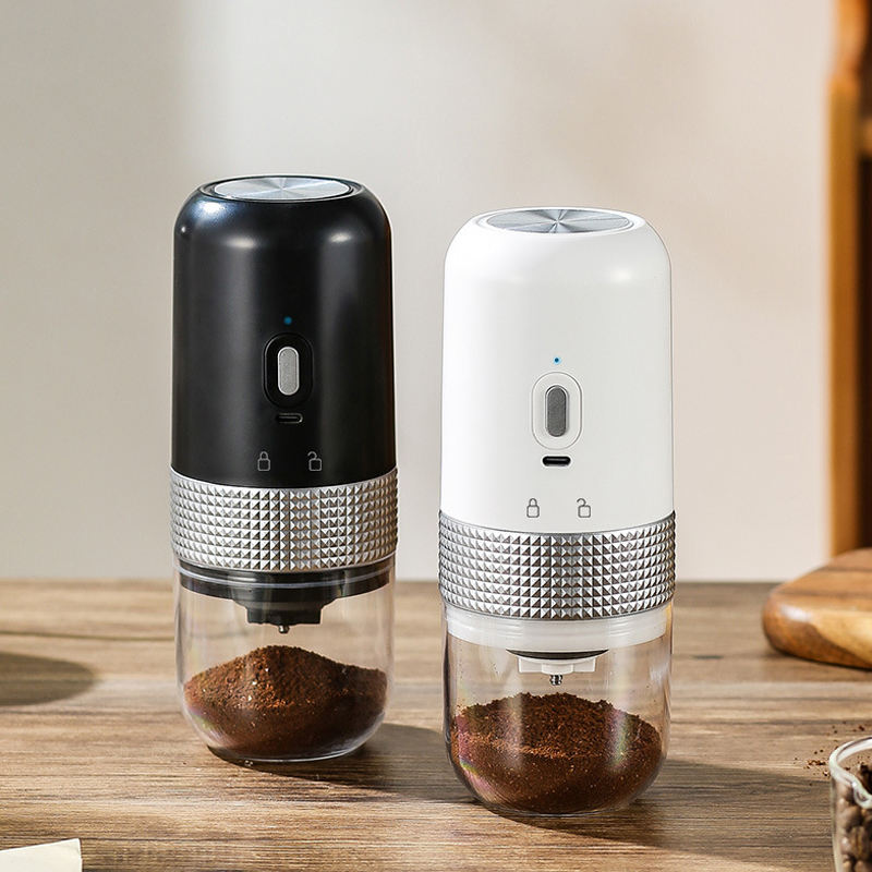 Electric Ceramic Coffee Grinder USB Charging Portable Outdoor Coffee Grinder - Thumbnail 2