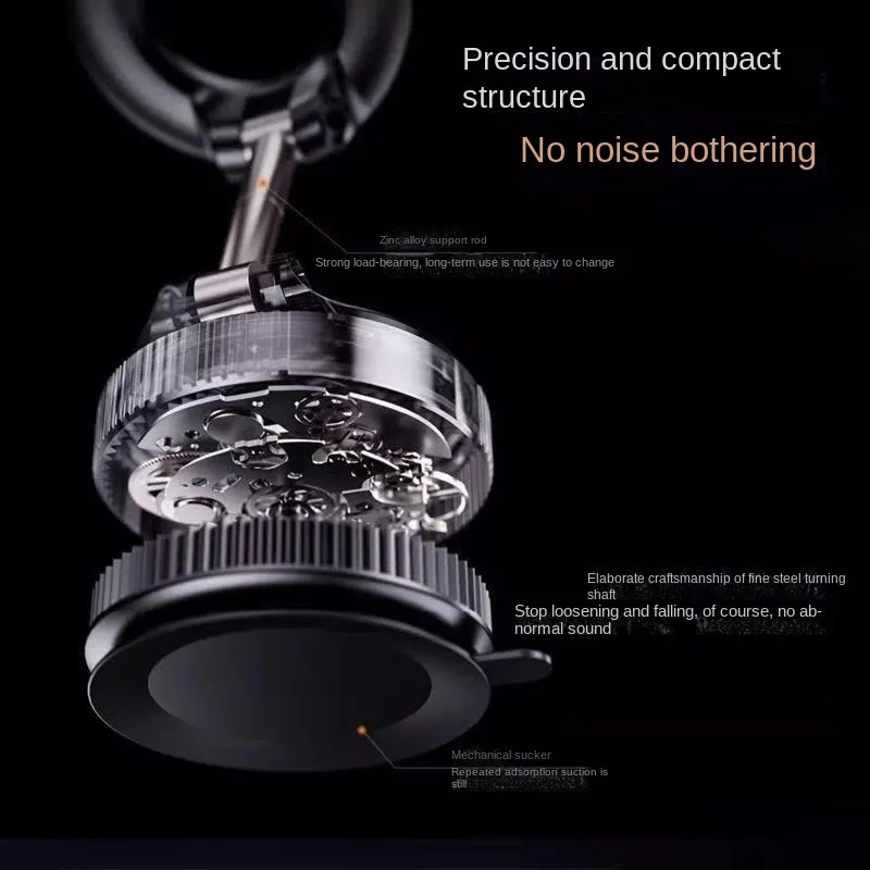 New foldable vacuum adsorption magnetic car phone holder 2025 suction cup dedicated navigation phone holder - Thumbnail 6