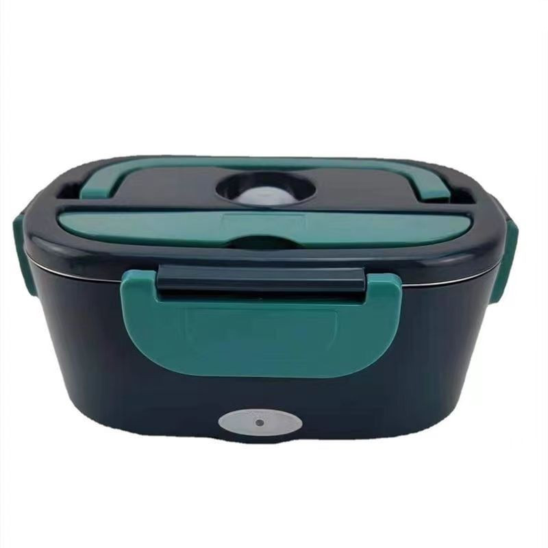 Insulated Lunch Box Large Capacity Heated Electric Lunch Box Stainless Steel Car Bento Box - Thumbnail 6