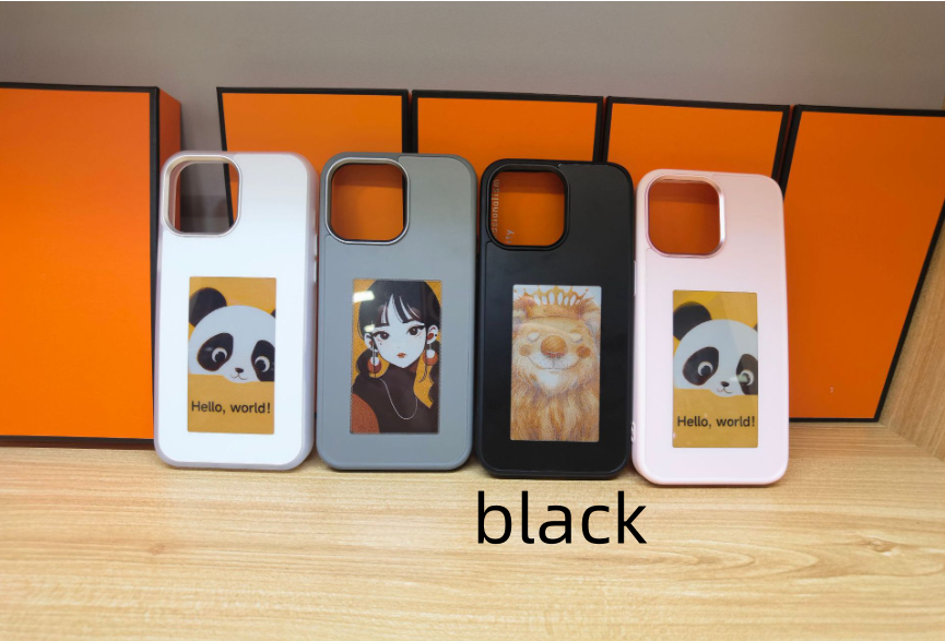 Four-color E-ink Screen Projection Screen DIY Phone Case - Thumbnail 6
