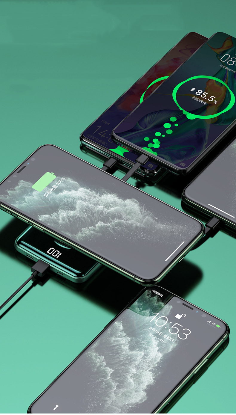 20000mAh Fast Charging Power Bank Mini Portable - Thumbnail 9