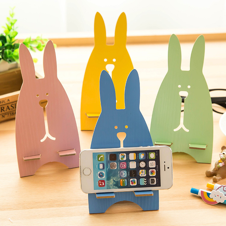 Cute Cartoon Rabbit Mobile Phone Holder - Thumbnail 4