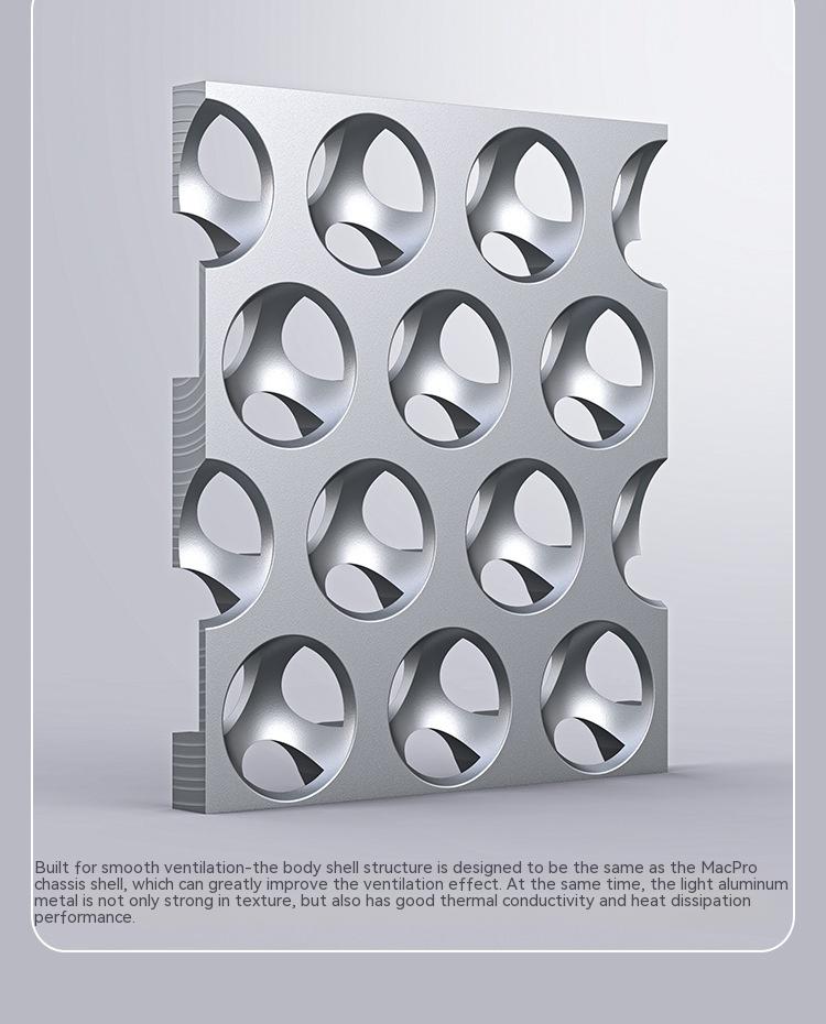 Aluminum Alloy Phone Case For 14 13 Pro Max Plus Hollow Heat Dissipation Anti-fall Full Body Shockproof Phone Cover - Thumbnail 16