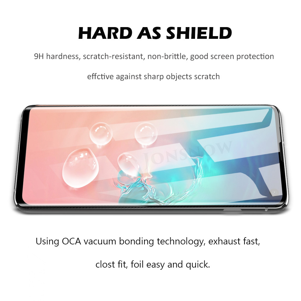 3D Anti-scratch Anti-drop Curved Tempered Glass for Samsung - Thumbnail 2