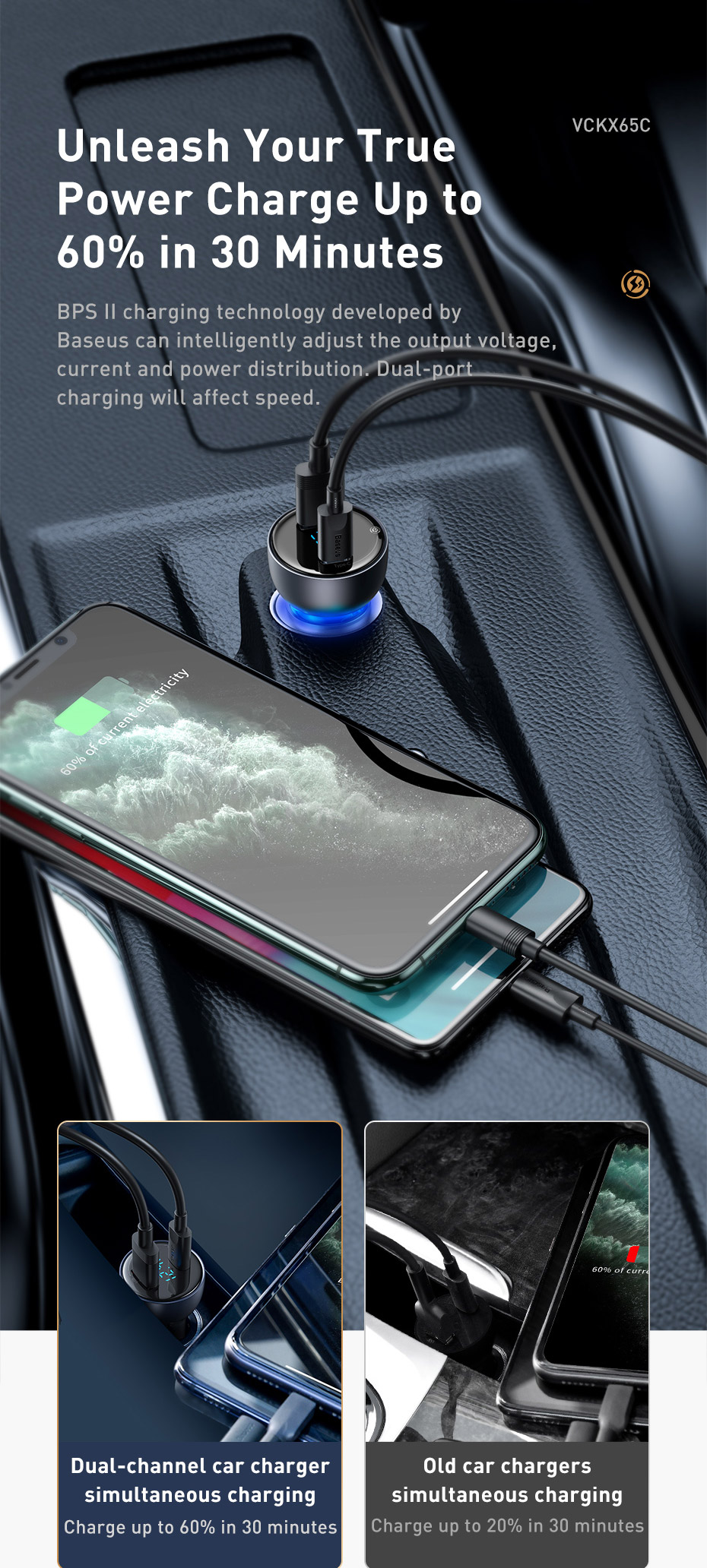 Fast charge car charger - Thumbnail 2