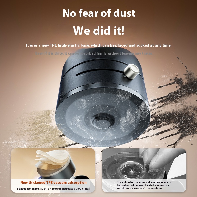 Foldable Magnetic Vacuum Car Phone Holder Foldable Suction Cup With Suction Cup Hands-Free Navigation For Smart Phone - Thumbnail 5