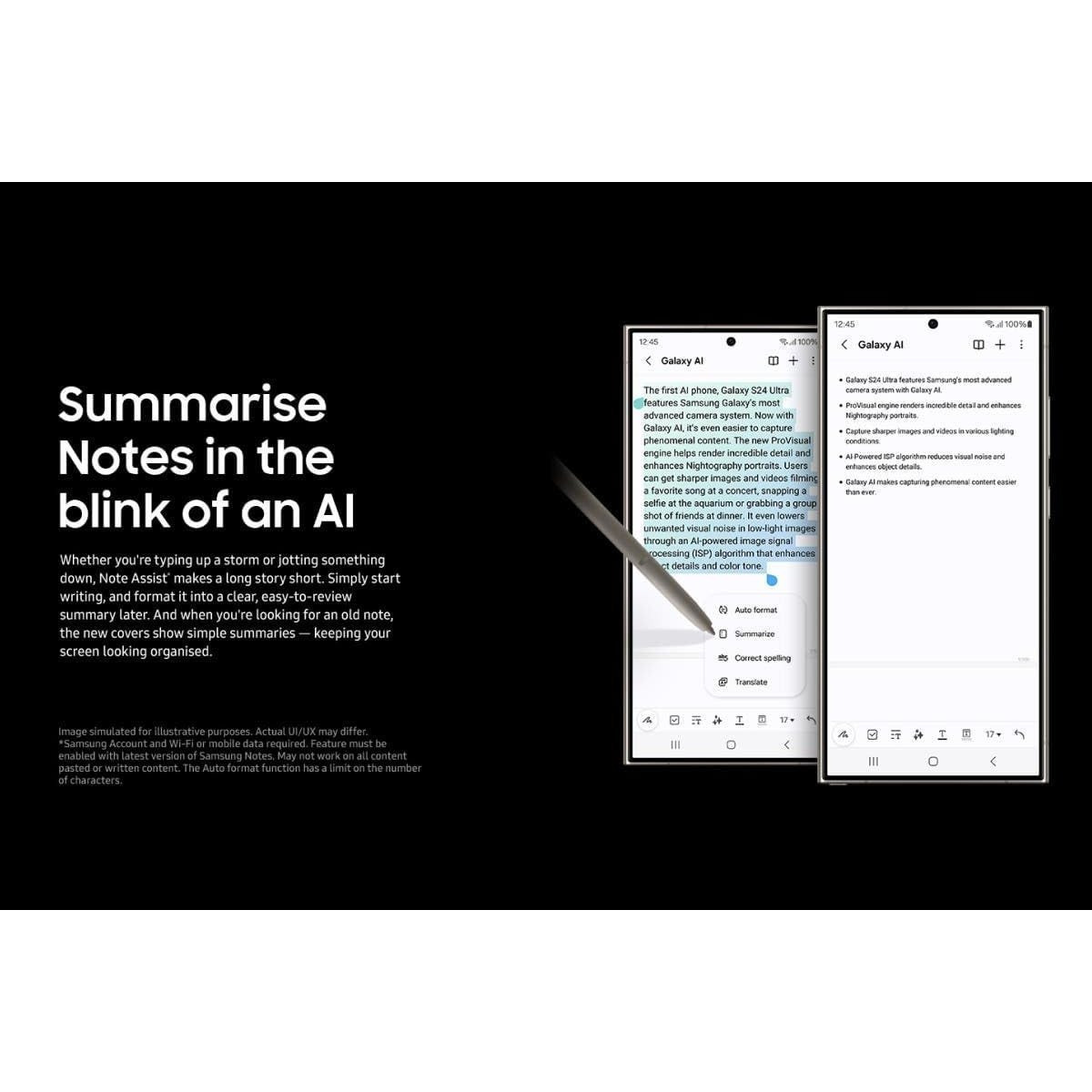 Samsung Galaxy S24 Ultra 256GB Smartphone - Black - Thumbnail 2