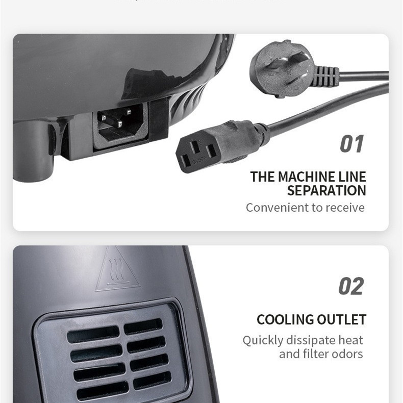 Air Fryer Smart Touch Home Electric Fryer - Thumbnail 7