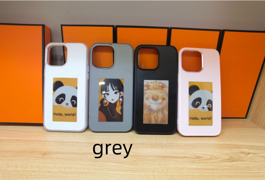 Four-color E-ink Screen Projection Screen DIY Phone Case - Thumbnail 5
