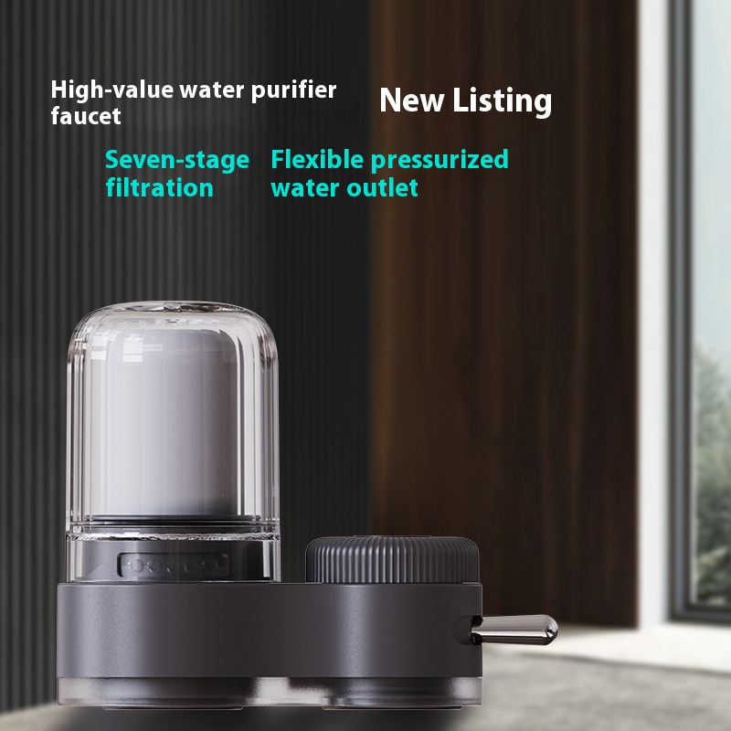 Kitchen Household Faucet Water Purifier Filter Faucet Tap Water Chlorine Removal Front Purifier - Thumbnail 9