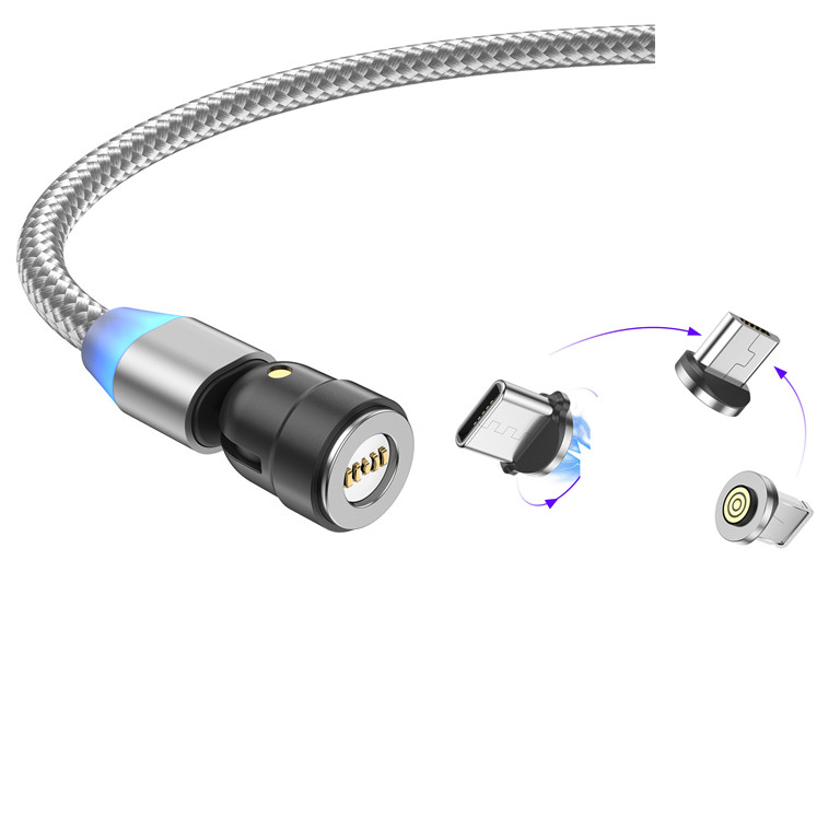 Mobile Phone Charging Three-in-one Magnetic Data Cable - Thumbnail 11