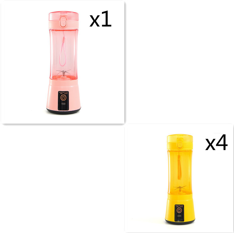 Portable Electric Fruit Juicer Wireless USB Rechargeable Mini Mixer Multifunction Summer Smoothie Blender Machine Kitchen Supplies - Thumbnail 18