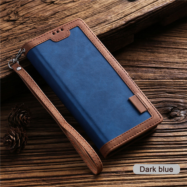 Leather Case For Samsung Galaxy S20FE A52 A72 A51 A71 A02S A42 A32 A01 A12 A21 A31 A41 A50 A70 A20 E A10 S A40 Flip Wallet Cover - Thumbnail 2