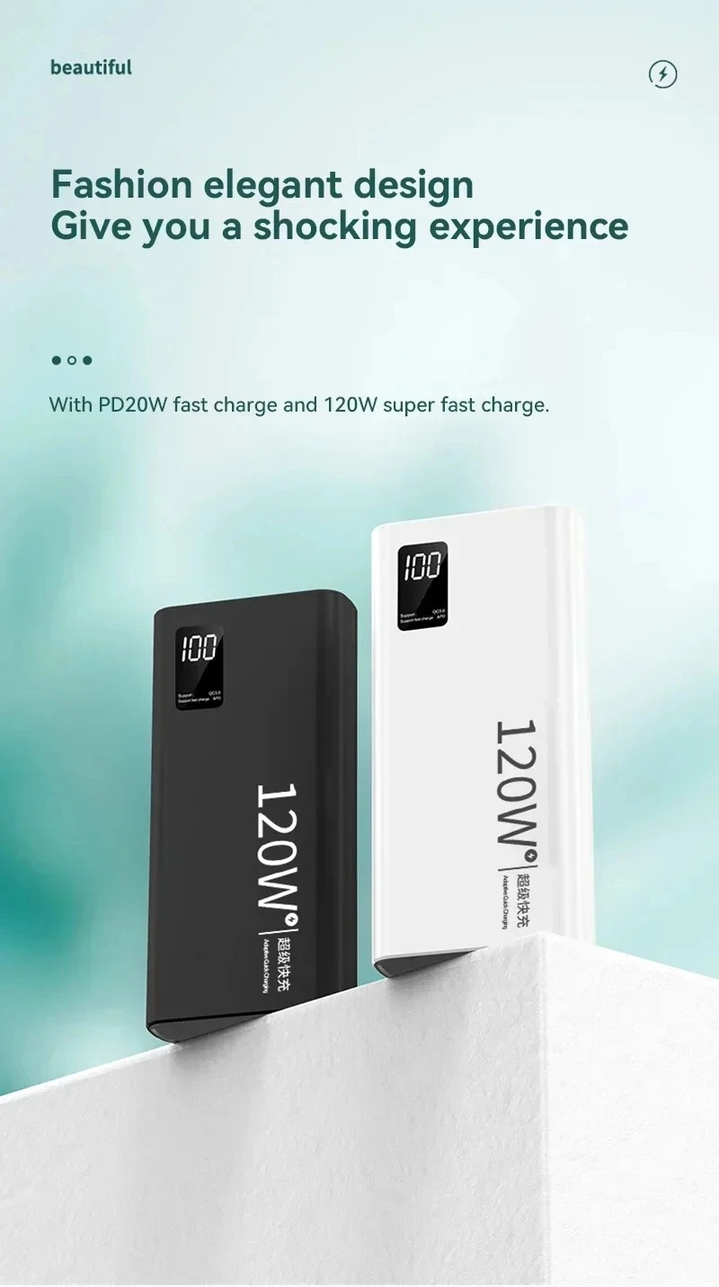 Xiaomi 500000mAh Power Bank High Capacity PowerBank 120W Fast Charging Portable External Battery Charger For iPhone Samsung - Thumbnail 4
