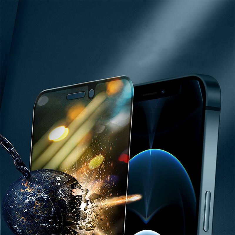 Compatible with Apple , Anti-peeping Toughened Film For Mobile Phones - Thumbnail 3