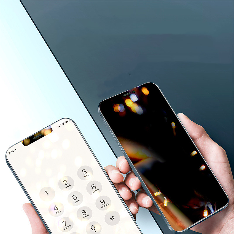 Compatible with Apple , Anti-peeping Toughened Film For Mobile Phones - Thumbnail 2