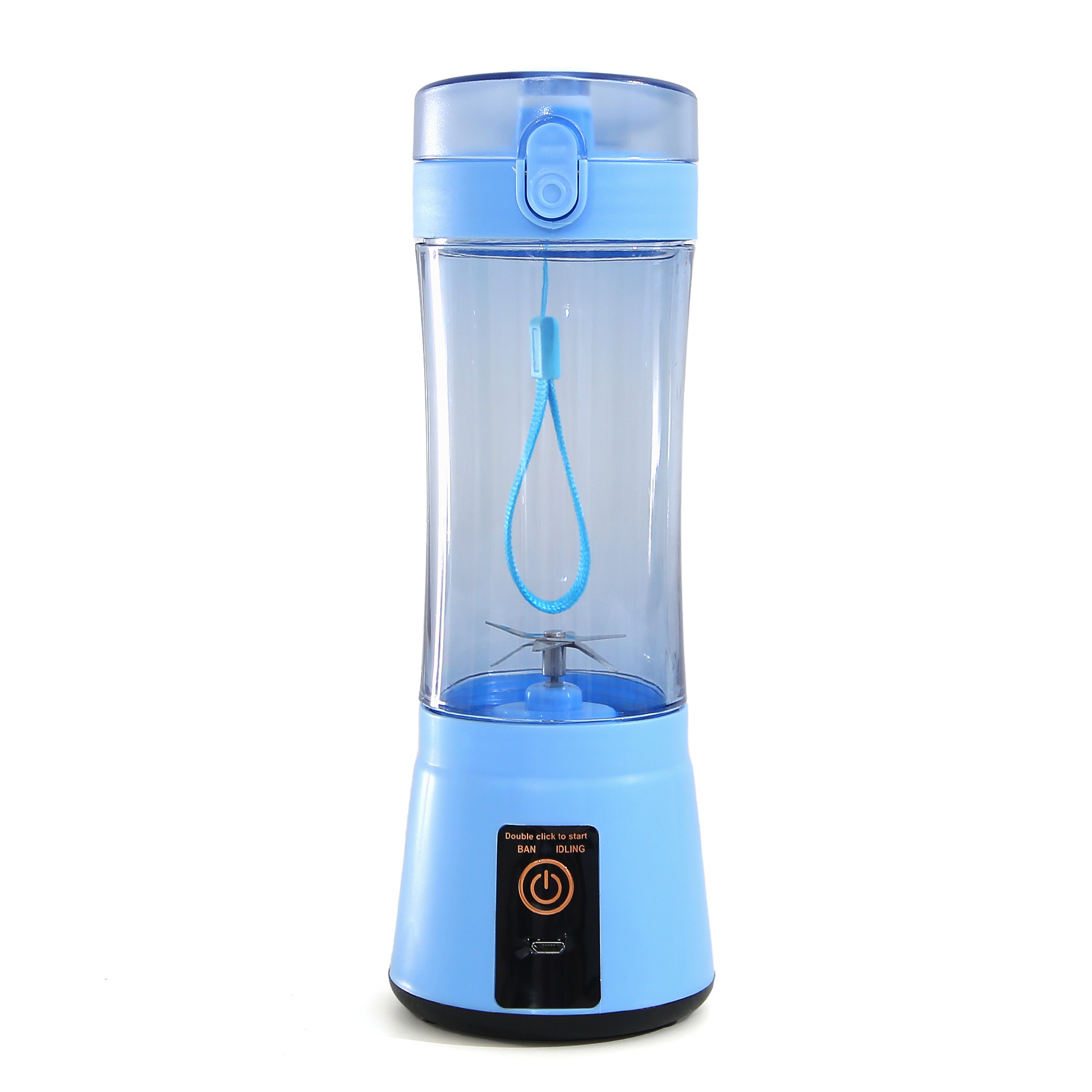 Portable Electric Fruit Juicer Wireless USB Rechargeable Mini Mixer Multifunction Summer Smoothie Blender Machine Kitchen Supplies - Thumbnail 8
