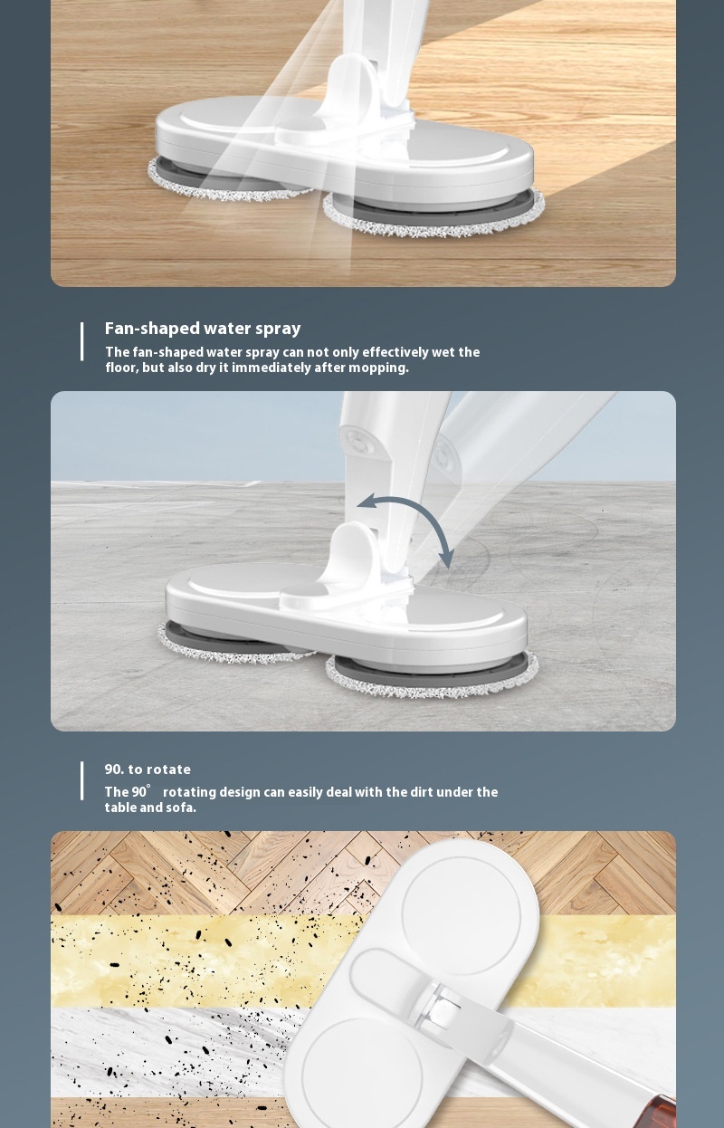 Lazy Wireless Home Sweeping And Mopping All-in-one Machine - Thumbnail 10