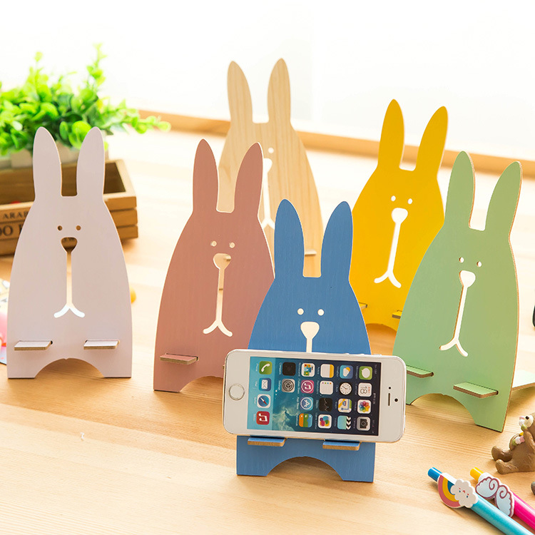 Cute Cartoon Rabbit Mobile Phone Holder - Thumbnail 3