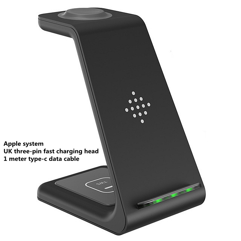 3 In 1 Fast Charging Station Wireless Charger Stand Wireless Quick Charge Dock For Phone Holder - Thumbnail 17