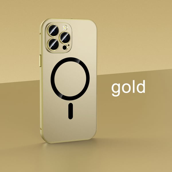 Aluminum Alloy Frame Lens Glass Protective Case Phone Case - Thumbnail 2