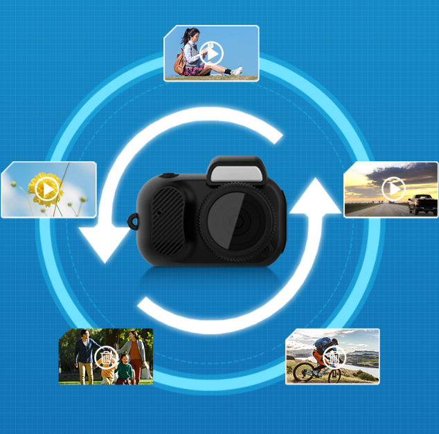 HD Outdoor Sports Camera Student Party Campus Photography Video Travel Records - Thumbnail 6