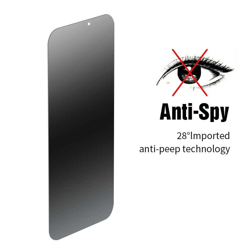 Mobile Phone Anti-peeping Tempered Glass Full Screen - Thumbnail 7