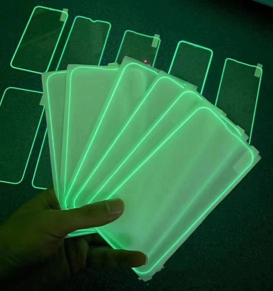 Fluorescent Tempered Glass Film Full Screen - Thumbnail 3