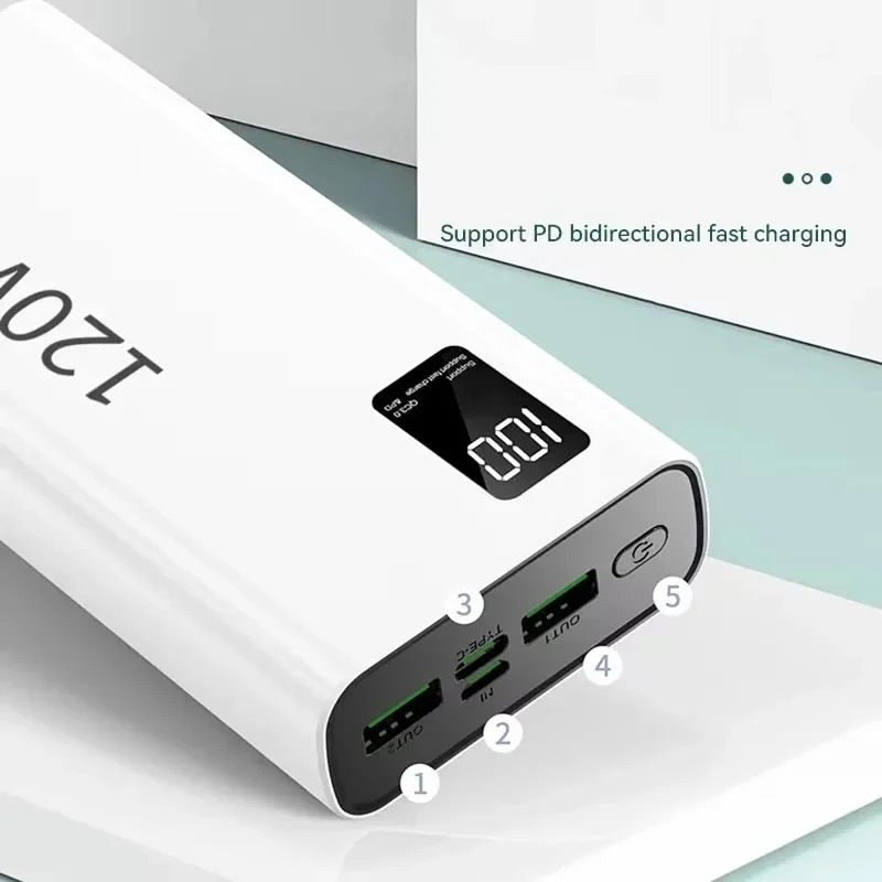 Xiaomi 500000mAh Power Bank High Capacity PowerBank 120W Fast Charging Portable External Battery Charger For iPhone Samsung - Thumbnail 5