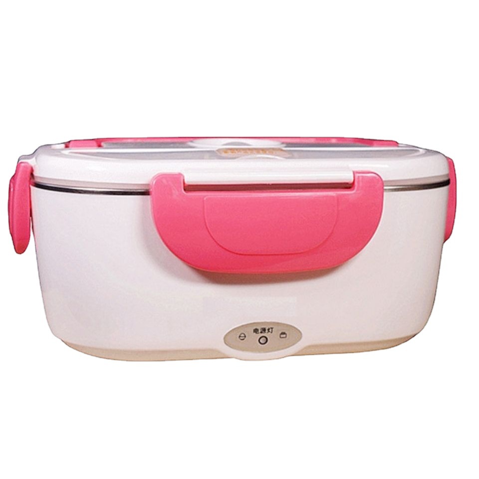 Insulated Lunch Box Large Capacity Heated Electric Lunch Box Stainless Steel Car Bento Box - Thumbnail 10
