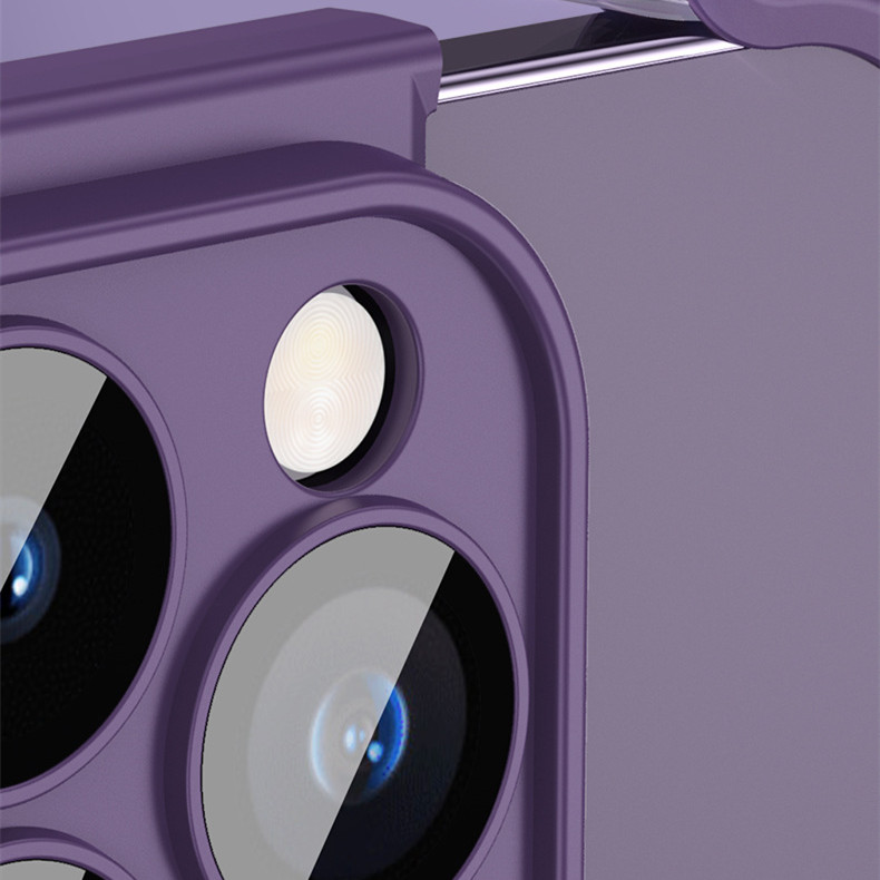 Mobile Phone Case With Glass Lens Film TPU Without Frame - Thumbnail 6