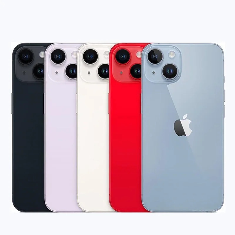 Original iPhone 14 Dual eSIM Cellphone 128GB ROM 6.1" Super Retina OLED Face ID A15 Original 5G Phone - Thumbnail 4