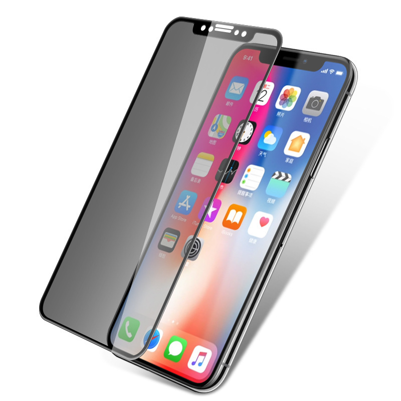 Screen Guard Suitable For IPhone12ProMax Soft Edge Privacy Privacy Film 12Pro Carbon Fiber Privacy Privacy Protection Film 11 Film - Thumbnail 2