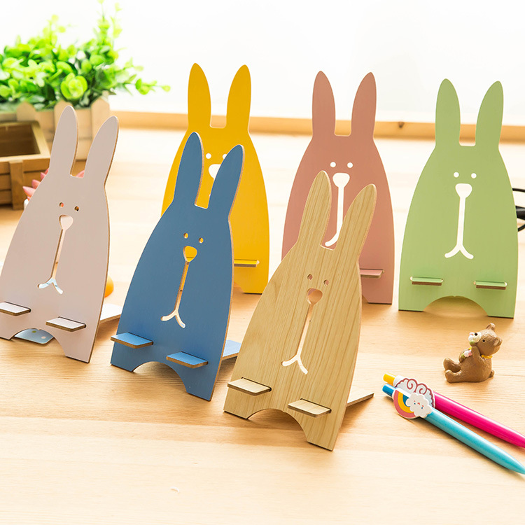 Cute Cartoon Rabbit Mobile Phone Holder - Thumbnail 2