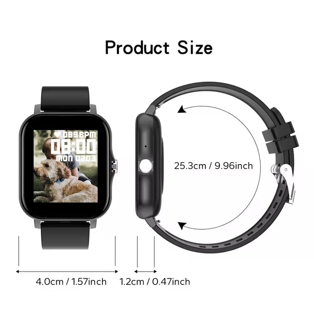 New Smart Watch with Blood and Oxygen/Pressure Monitoring