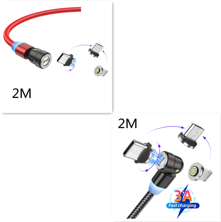 Mobile Phone Charging Three-in-one Magnetic Data Cable - Thumbnail 17