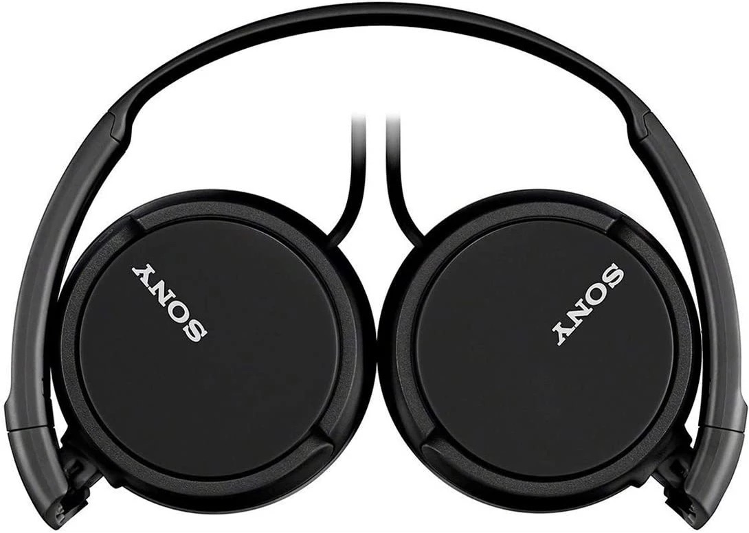 Sony ZX Series Wired On-Ear Headphones with Mic, Black MDR-ZX110AP