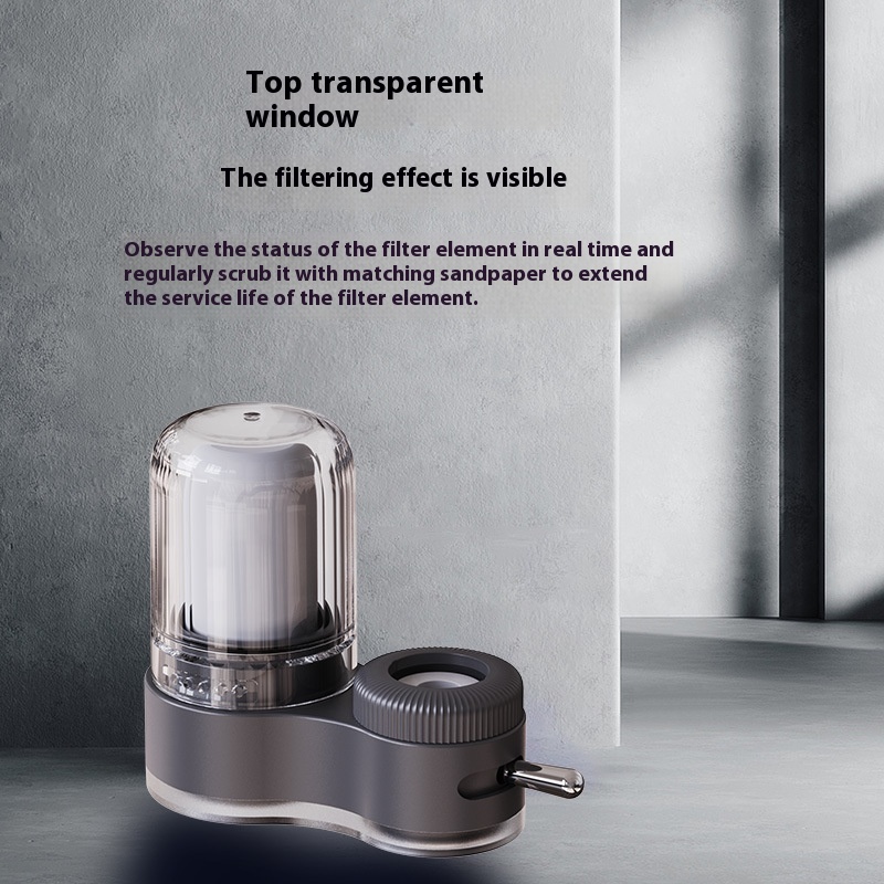 Kitchen Household Faucet Water Purifier Filter Faucet Tap Water Chlorine Removal Front Purifier - Thumbnail 8