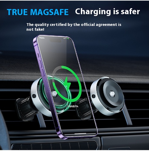Intelligent Mobile Phone Holder Double-Sided Car Mount Magnetic Universal Adsorption Bracket Vacuum Adsorption Stable For Phone - Thumbnail 6