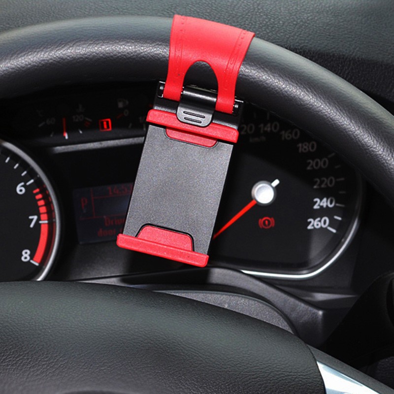 Car Steering Wheel Clip Mount Holder - Thumbnail 2