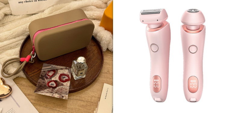 2 In 1 Hair Removal Epilator USB Rechargeable Trimmer Women Body Razor Face Leg Armpit Bikini Hand Pubic Shaver Hair Remover - Thumbnail 13