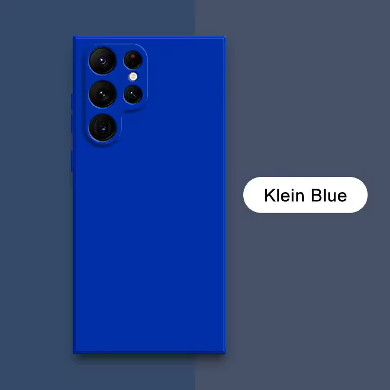 Square Liquid Silicone Case For Samsung Galaxy S24 S23 S22 Ultra S21 S20 FE Plus A52 S25 Camera Protection Soft Candy Case Cover