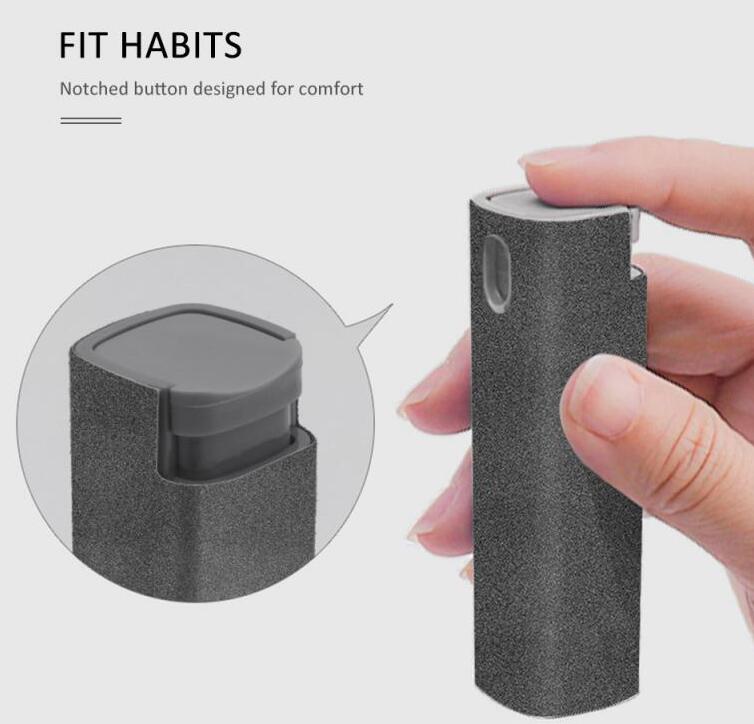 2 In 1 Phone Computer Screen Cleaner Kit For Screen Dust Removal Microfiber Cloth Set - Thumbnail 4