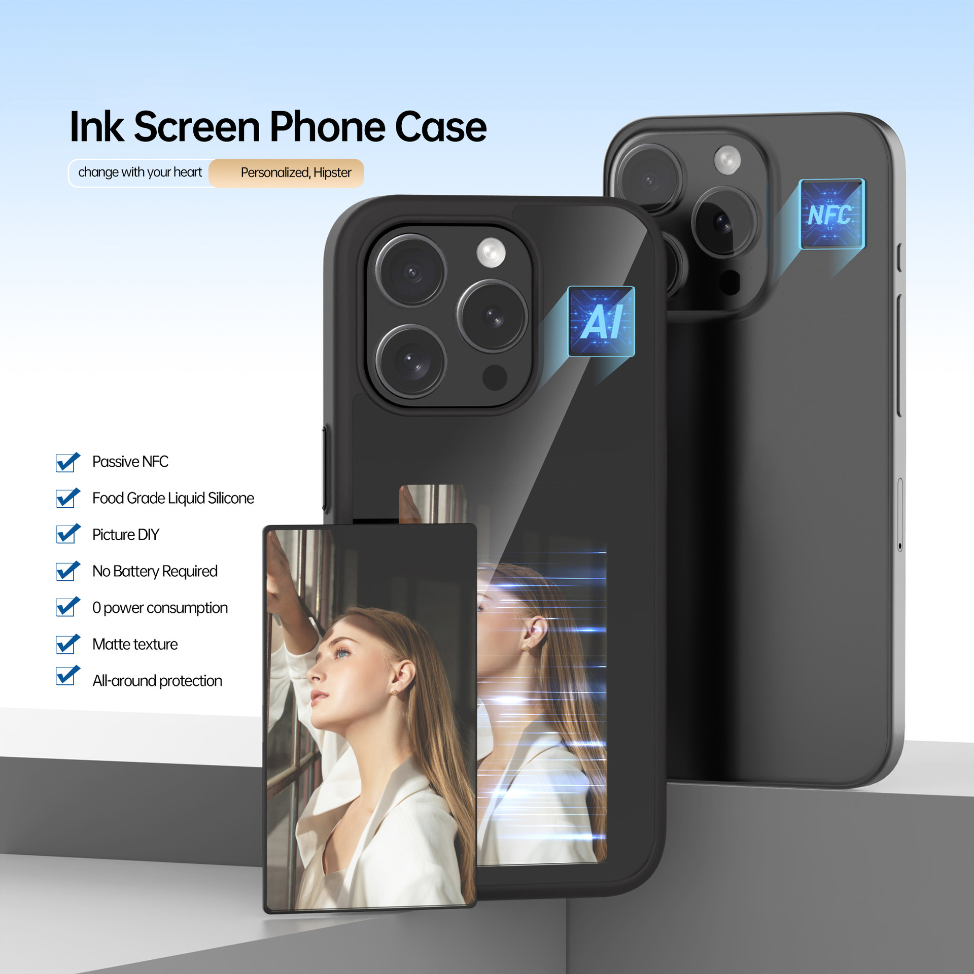 Ink Screen For Phone E Ink Screen Phone Case - Thumbnail 2