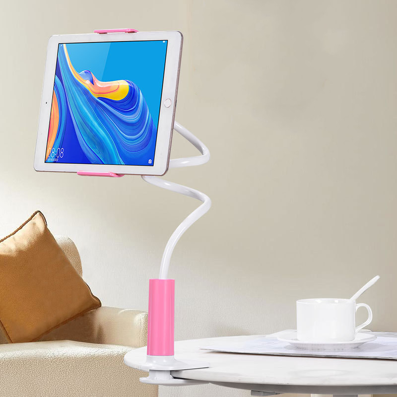 360 Degree Spiral Base Lazy Mobile Phone Tablet Stand - Thumbnail 7