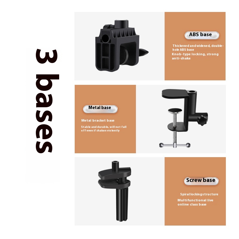 Folding Live Bedside Lazy Phone Holder - Thumbnail 3